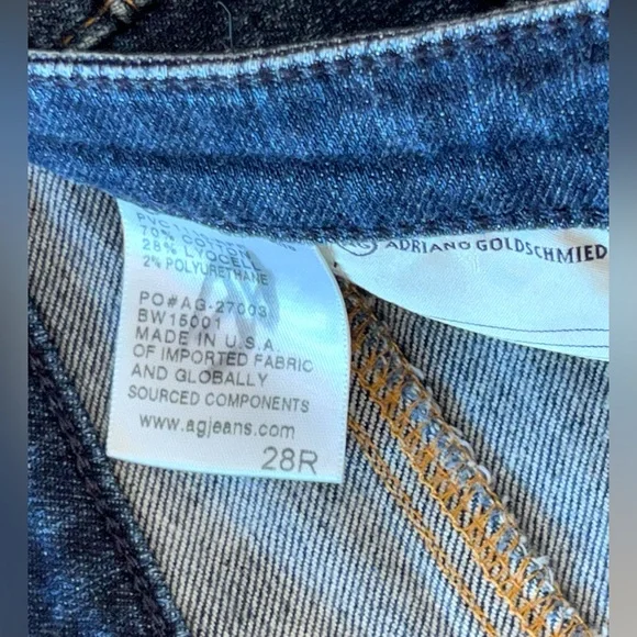 Adriano Goldschmied AG Jeans Women's 28R The Stilt Skinny Cigarette Leg - Picture 10 of 10